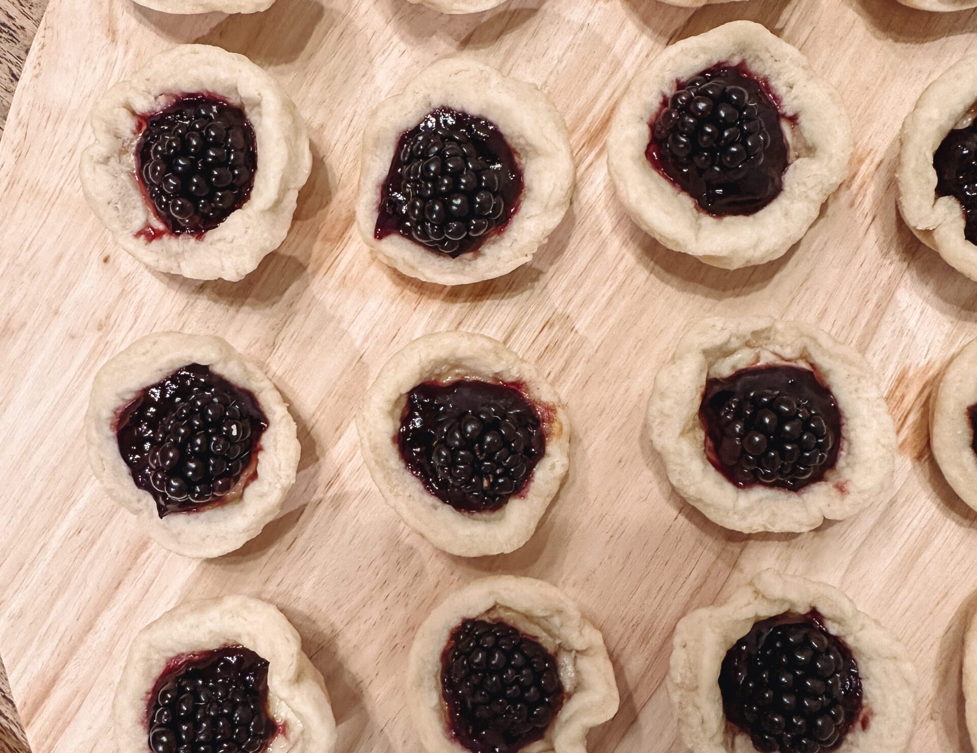 Brie and Blackberry Bites